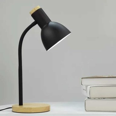LAMPARA EL MEJOR PRECIO NÓRDICO NEGRO ESCRITORIO DORMITORIO OFICINA MODELO FLEXIBLE - 2