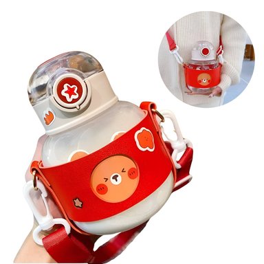 Tomatodo Portátil Compacto Con Correa de 580ml Rojo