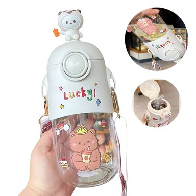 TOMATODO 600ML PORTÁTIL NIÑOS MODELO MEBO OSO 3D