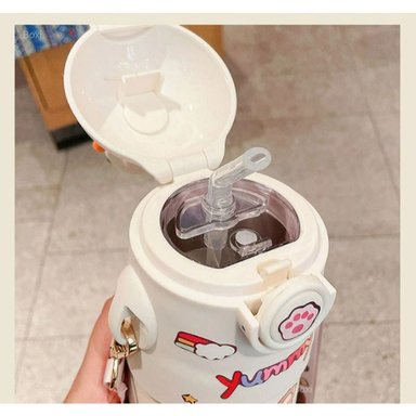 TOMATODO 600ML PORTÁTIL NIÑOS MODELO MEBO OSO 3D - 5