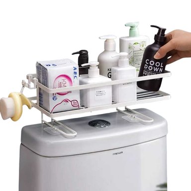 ORGANIZADOR DE BAÑO SOBRE EL ESTANTE DE INODORO NIVEL 1
