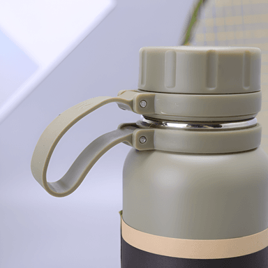 TERMO TRAVEL ACERO INOXIDABLE 650ML PORTÁTIL MODELO VERDE - 5