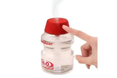 HUMIDIFICADOR DE AIRE MODELO BOTELLA TRANSPARENTE