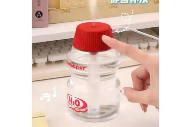 HUMIDIFICADOR DE AIRE MODELO BOTELLA TRANSPARENTE - 3