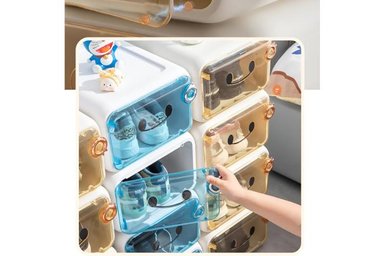 CAJA ZAPATILLAS EL MEJOR PRECIO CELESTE SNEAKER BOX NIÑOS Y6 - 3