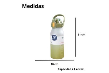 TOMATODO PORTÁTIL PC CON STICKERS 2L VERDE - 5