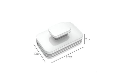 SET EL MEJOR PRECIO 1 LIMPIA VIDRIOS + CORDÓN DE SEGURIDAD + PAR DE ESPONJAS DE REPUESTO MAMPARAS VENTANAS MAGNÉTICO DE 4 A 10MM - 6