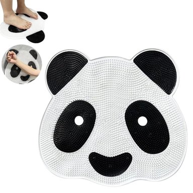 PISO PARA DUCHA LIMPIEZA CORPORAL CON VENTOSAS MODELO PANDA