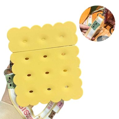 TOMATODO EL MEJOR PRECIO GALLETA PORTÁTIL KAWAI CAPACIDAD 380 ML AMARILLO