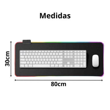 MOUSE PAD RGB GAMER CON LED MULTICOLOR 80 CM - 6