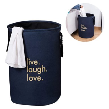 CESTO DE ROPA MULTIUSO GRUESA MODELO GM02 AZUL