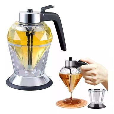 RECIPIENTE DISPENSADOR DE ACEITE MULTIUSO MODELO DIAMANTE ANTIDERRAMES