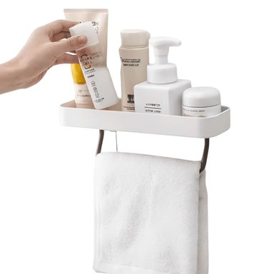 REPISA ADHESIVA MULTIFUNCIONAL CON COLGADOR JYS HOME