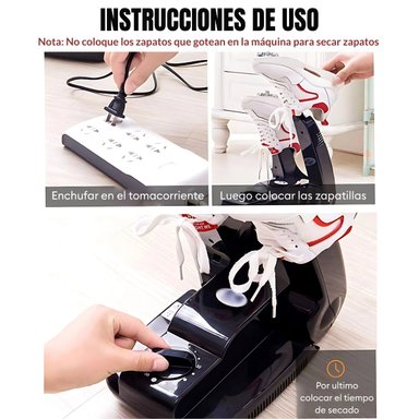 SECADOR DE CALZADO Y BOTA CON TEMPORIZADOR MANUAL - 7
