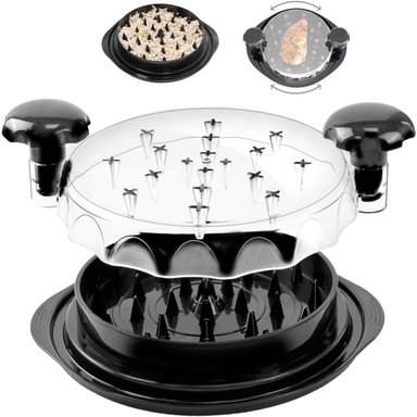 DESHILACHADOR DE POLLO MANUAL CON GIRO Y TAPA A PRESIÓN NEGRO