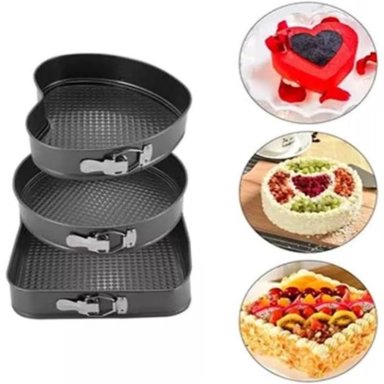 SET DE MOLDES DESMONTABLES DE 3 FORMAS PARA REPOSTERÍA