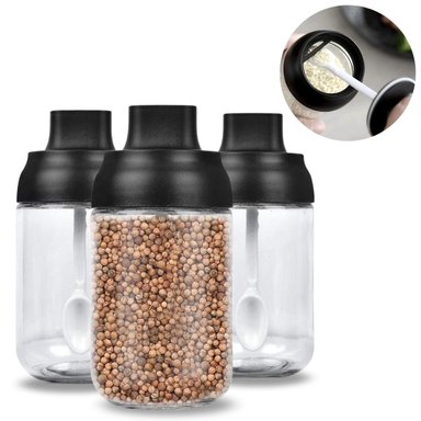 SET DE 3 CONDIMENTAROS MODELO CUCHARITA