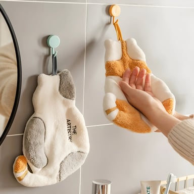 PACK DE 2 SECADOR DE MANO ABSORBENTE DISEÑO GATO NARANJA - 5