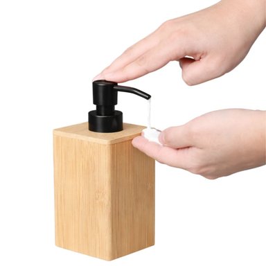 DISPENSADOR DE JABÓN LIQUIDO BAMBÚ