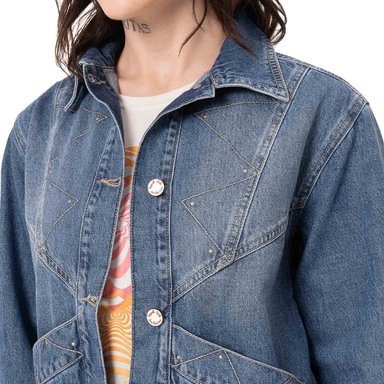 CASACA DENIM MUJER GZUCK MEREDAK - 4