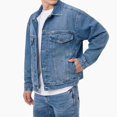 CASACA DENIM HOMBRE GZUCK LARXO - 2