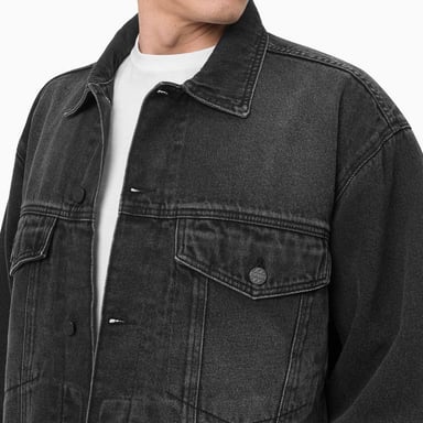 CASACA LARXO DENIM HOMBRE - 4