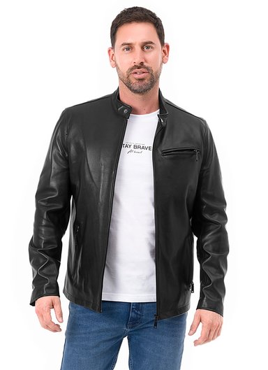 CASACA CUERO HOMBRE HORUS01 - 1