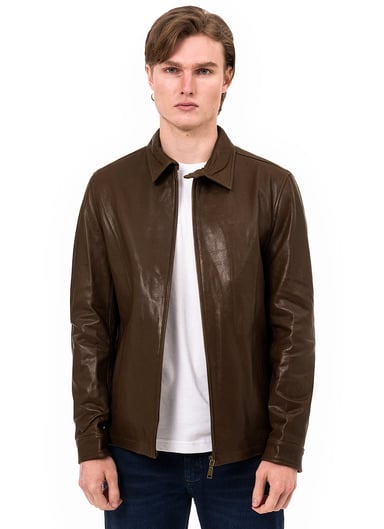 CASACA CUERO HOMBRE SEBAZ01 - 1