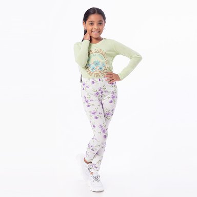 LEGGINS JERSEY FULL LYCRA PARA NIÑA AMMIL