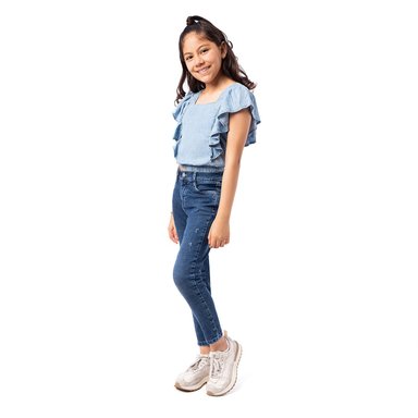 JEANS PITILLO DENIM STRETCH NIÑA PIONIER LINNA