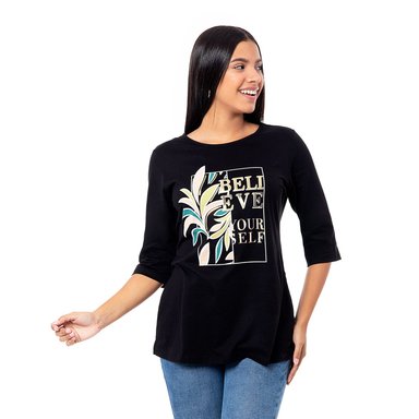 POLO MUJER PIONIER NEGRO LISBET MODA JERSEY