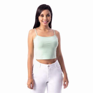 TOPS TIRAS ALEXA JERSEY FULL LYCRA MUJER - 1