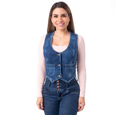 CHALECO DENIM PARA MUJER CATALEYA_S