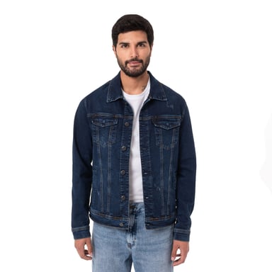 CASACA DENIM STRETCH HOMBRE KHENAT - 1