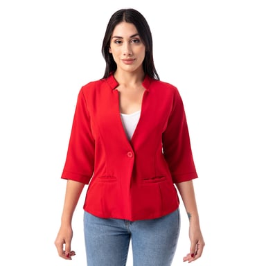 CASACA POPELINA STRETCH MUJER PIONIER SAYRI_S - 1