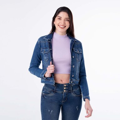 CASACA MUJER PIONIER SKARLETH DENIM STRETCH
