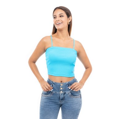 STRAPLESS RIB LYCRADO MUJER CELINXA-S