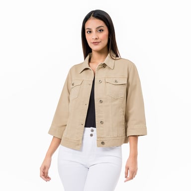 CASACA MUJER PIONIER NARYH DRIL DRILL - 1