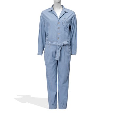 ENTERIZO MUJER PIONIER AZUL SHEYK DRILL - 1