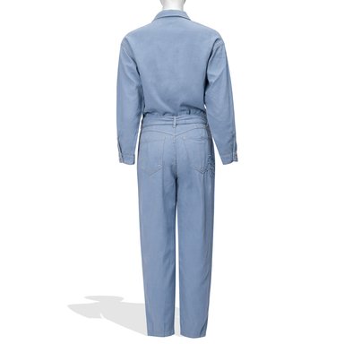 ENTERIZO MUJER PIONIER AZUL SHEYK DRILL - 3