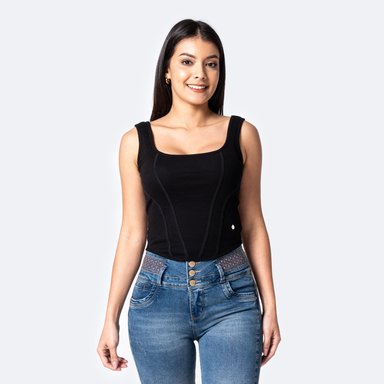 POLOS RIB LYCRADO MUJER BETNIEZ