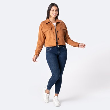 CASACA SUEDE MUJER PIONIER KAZUH - 3