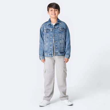 CASACA JEAN DENIM NIÑO PIONIER JOHN - 3