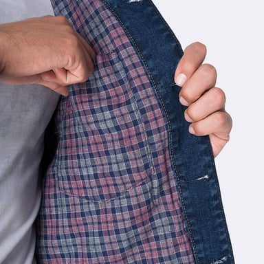 CASACA DENIM HOMBRE PIONIER MURFFHY - 3