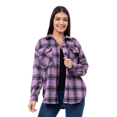 CASACA CUADROS MUJER PIONIER CHIARA - 1