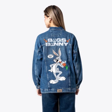 CASACA DENIM MUJER PIONIER CIELO-LOONEY - 3
