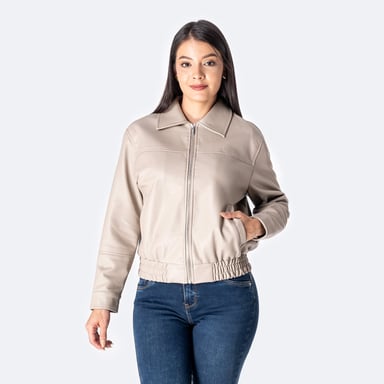 CASACA CUERINA MUJER PIONIER DAHELYN - 1