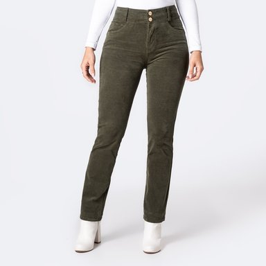 PANTALÓN RECTO CORDUROY STRETCH MUJER PIONIER LARISSA C