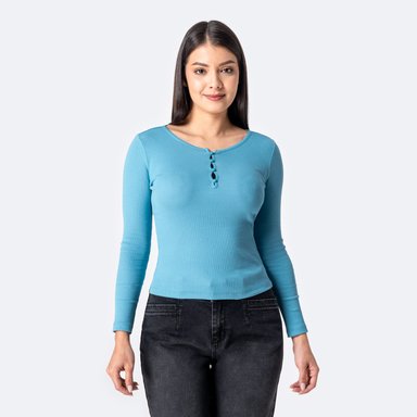 POLO RIB LYCRADO MUJER PIONIER YALIN