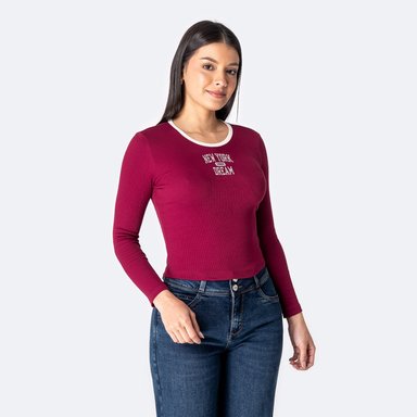 POLO RIB LYCRADO MUJER PIONIER NOELIT